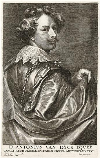 ANTHONY VAN DYCK Collection of approximately 165 portrait etchings and engravings from Icones Principum Virorum Doctorum and other seri